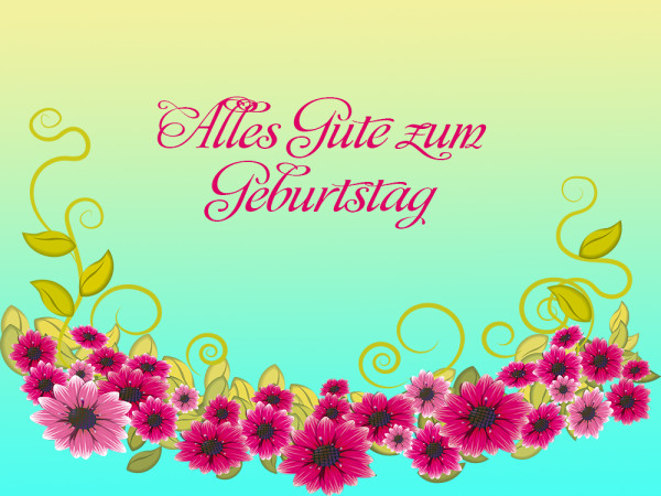 Alles Gute zum Geburtstag - Pic