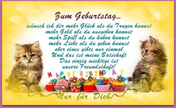 Alles Gute zum Geburtstag - Quote