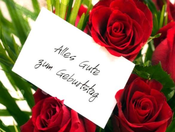 Alles Gute zum Geburtstag - Roses