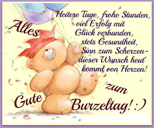 Alles Gute zum Geburtstag - Teddy !