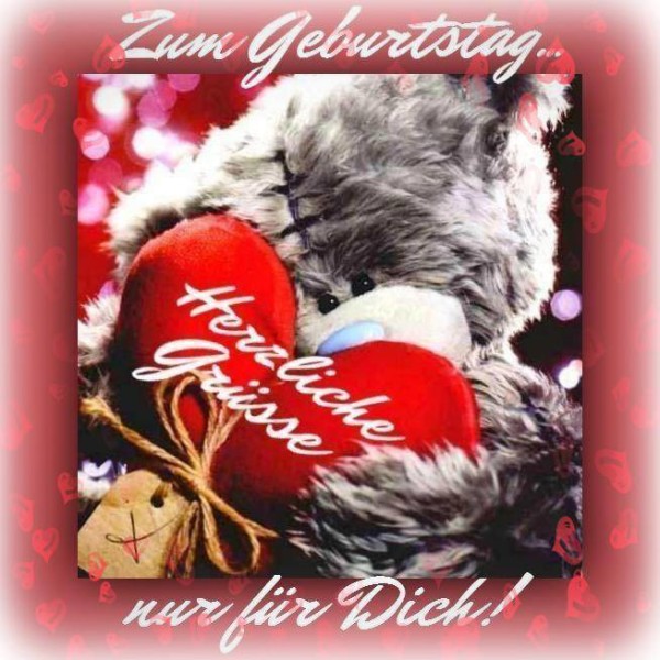 Alles Gute zum Geburtstag - Teddy