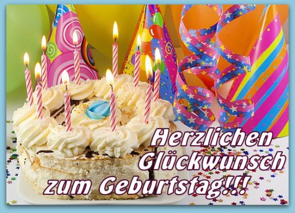 Alles Gute zum Geburtstag With Cake