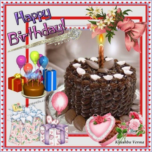 Happy Birthday - Beautiful Cake -wb0160051