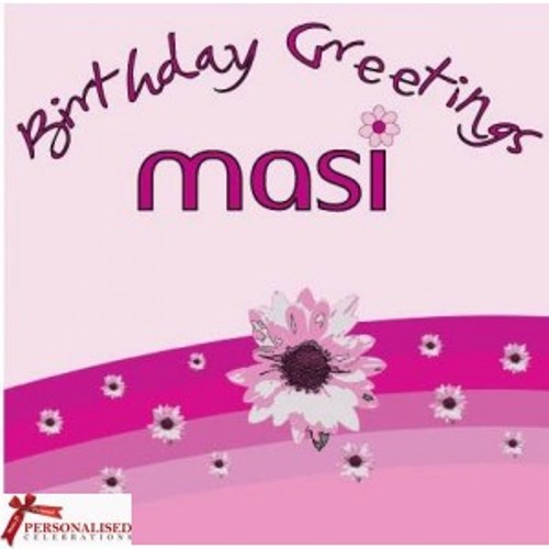 Birthday Greeting - Masi-wb16009