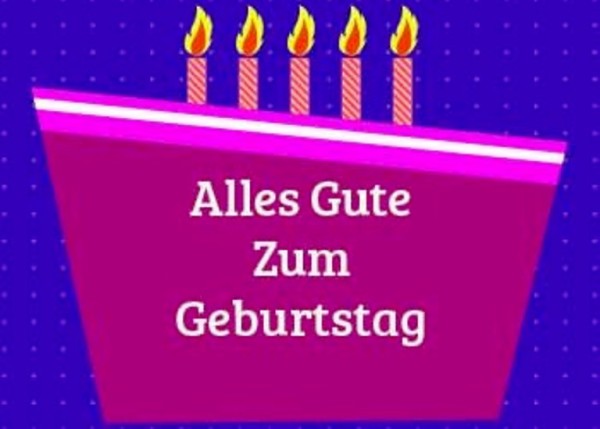 Birthday Wishes - German