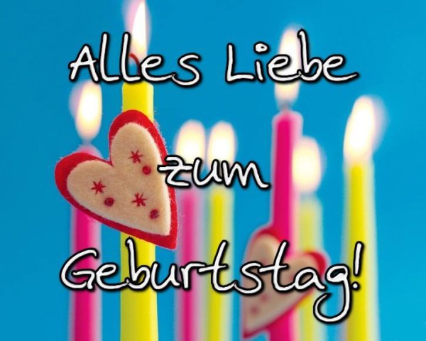 Birthday Wishes In German !!