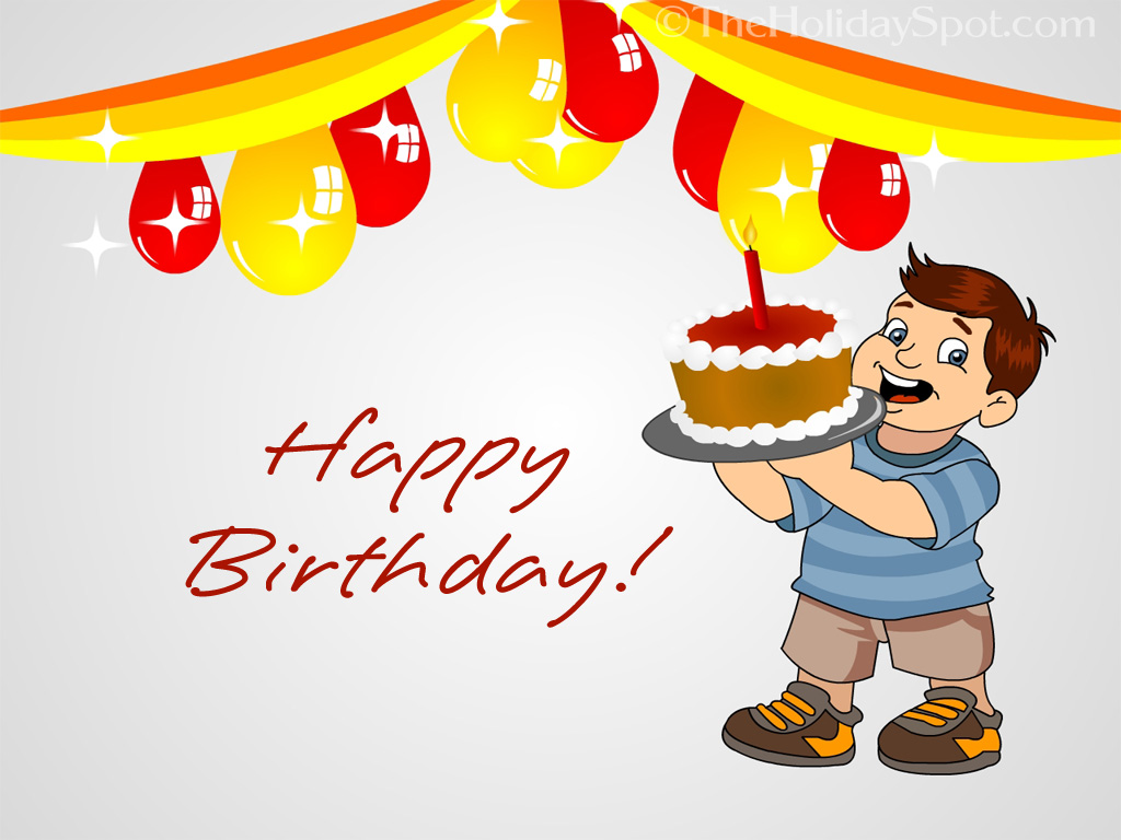 Birthday Wishes With Cartoon
