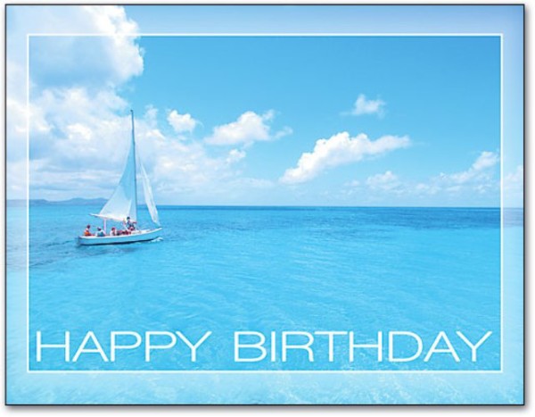 Blue Water- Happy Birthday Image-wb16043