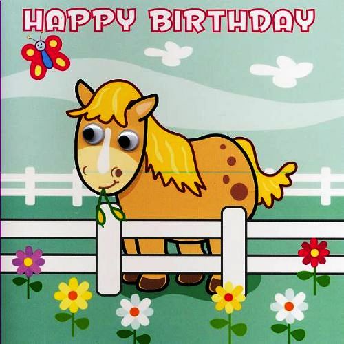 Horse Image -  Happy Birthday-wb4606