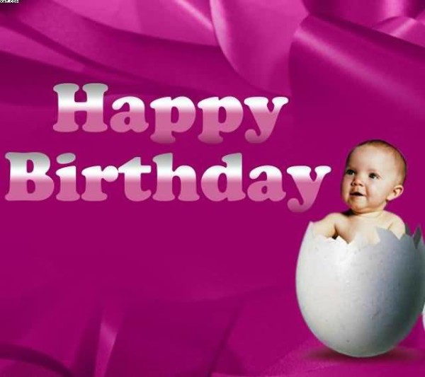 Cute Baby - Happy Birthday-wg46009