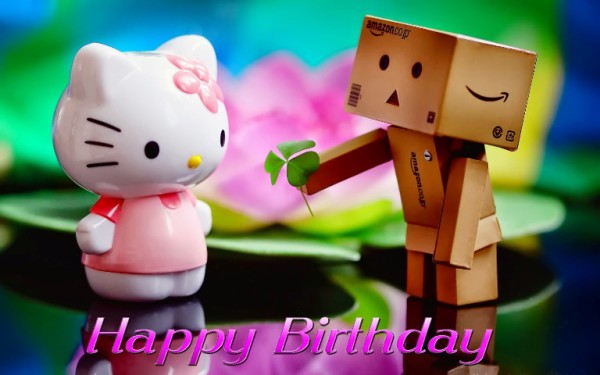 Cute Kitty - Happy Birthday-wb16064