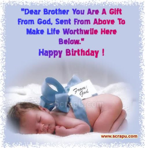 Dear Brother You Are A Gift From God-wb16071