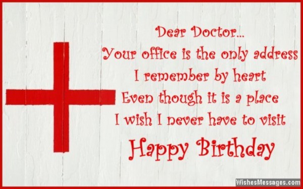Dear Doctor - Happy Birthday-wb16073