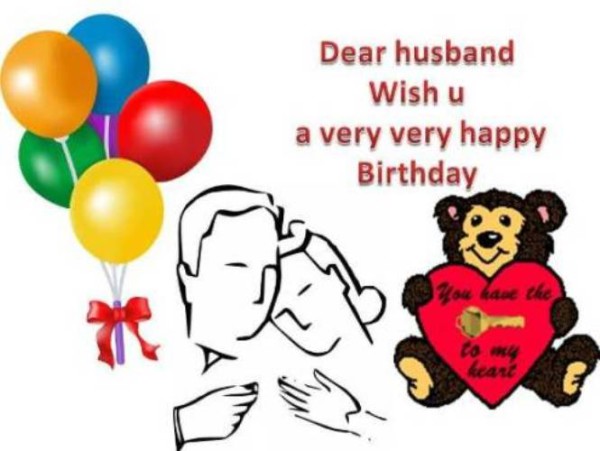 Dear Husband - Happy Birthday-wb0160125