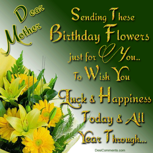 Dear Mother -   Happy Birthday-wb0160128