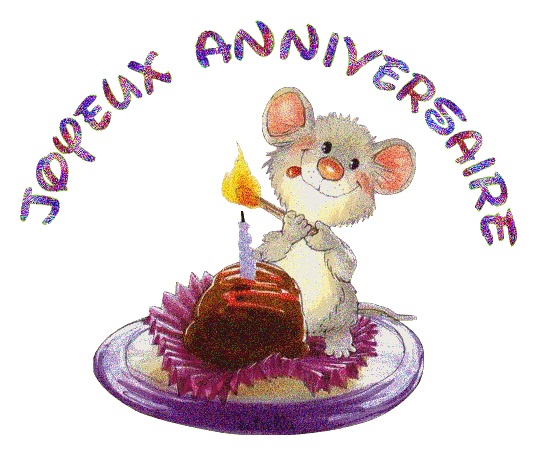 Funny Rat - Happy Birthday-wb1720
