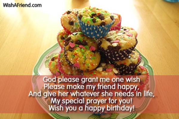 God Please Grant Me One Wish Please Make My Friend Happy-wg46019
