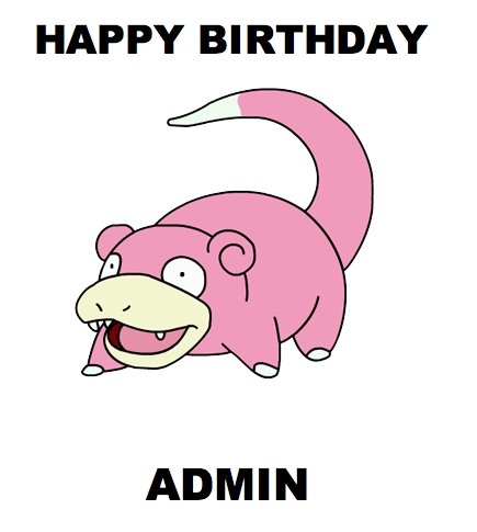 Happy Birthday Admin-Funny