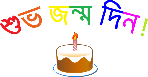 Happy Birthday - Bengali Image