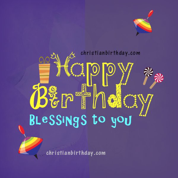 Happy Birthday - Blessing To You-wb16121