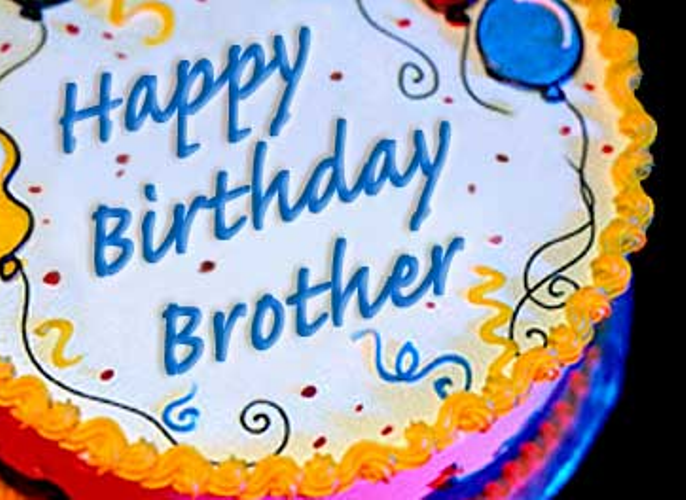 Happy Birthday Brother-Cake