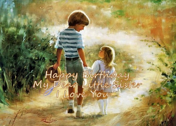 Happy Birthday Dear Sister I Love You-wb16192