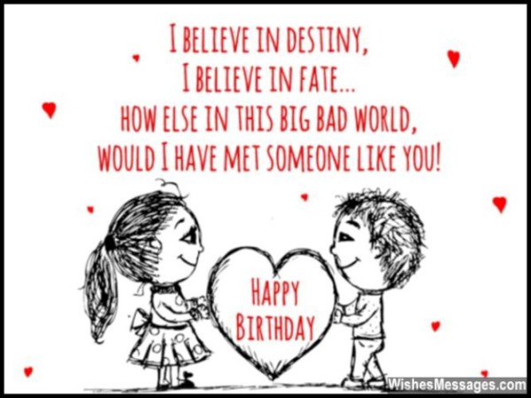 I Believe In Destiny - Happy Birthday