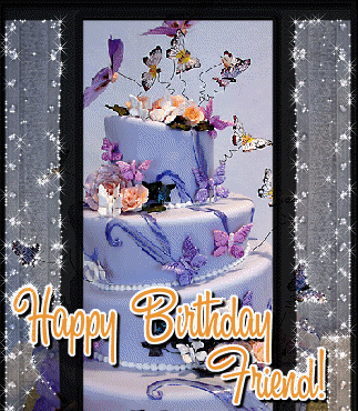 Happy Birthday Friend - Graphic-wb0160221