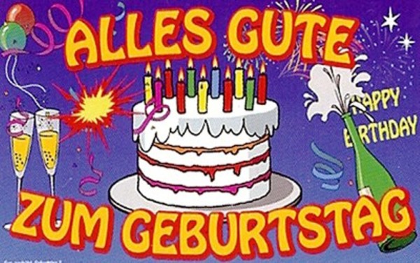 Happy Birthday - German !