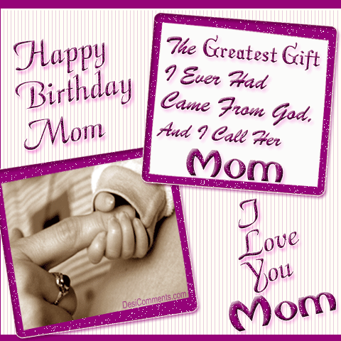Happy Birthday I Love You Mom -wb0160333
