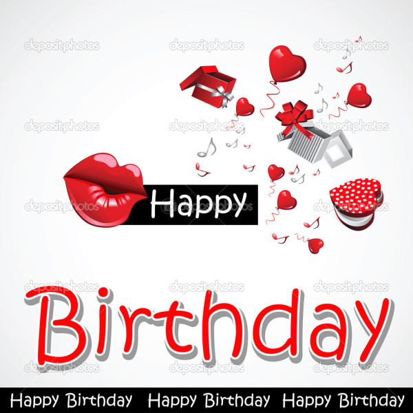 Happy Birthday- Kiss Image-wb0160337