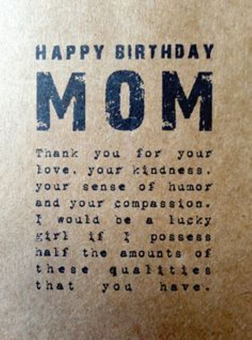 Happy Birthday Mom Thank You For Your Love-wb16046