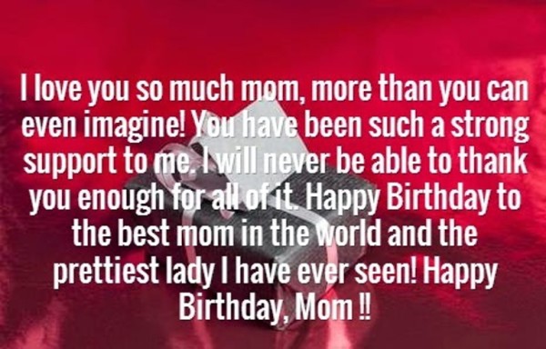 I Love You So Much Mom
