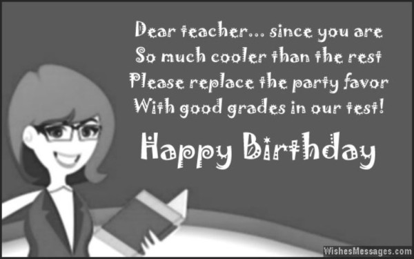 Happy Birthday - My Favourite Teacher-wb0160239