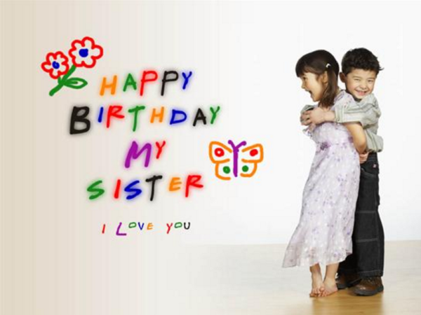 Happy Birthday My Sister - I Love You-wb0140770