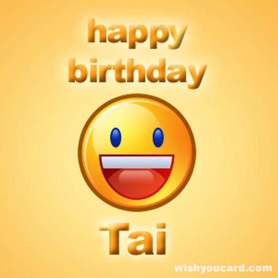 Happy Birthday My Tai-wg46055