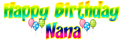 Happy Birthday Nana - Animated Image-wg46056