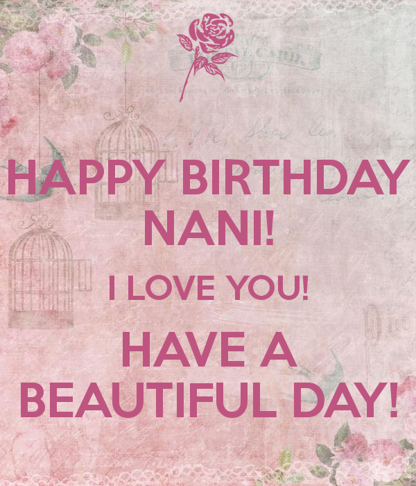 Happy Birthday Nani I Love U-wg46067