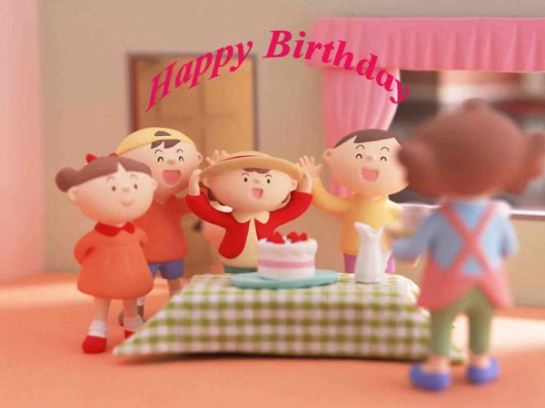 Happy Birthday - Cartoon-wb0160246