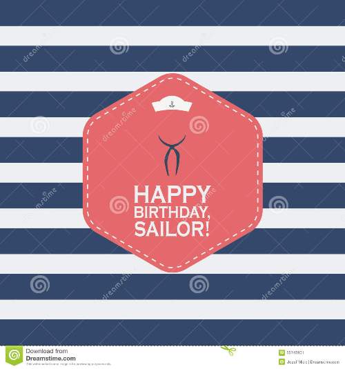 Happy Birthday Sailor - Photo