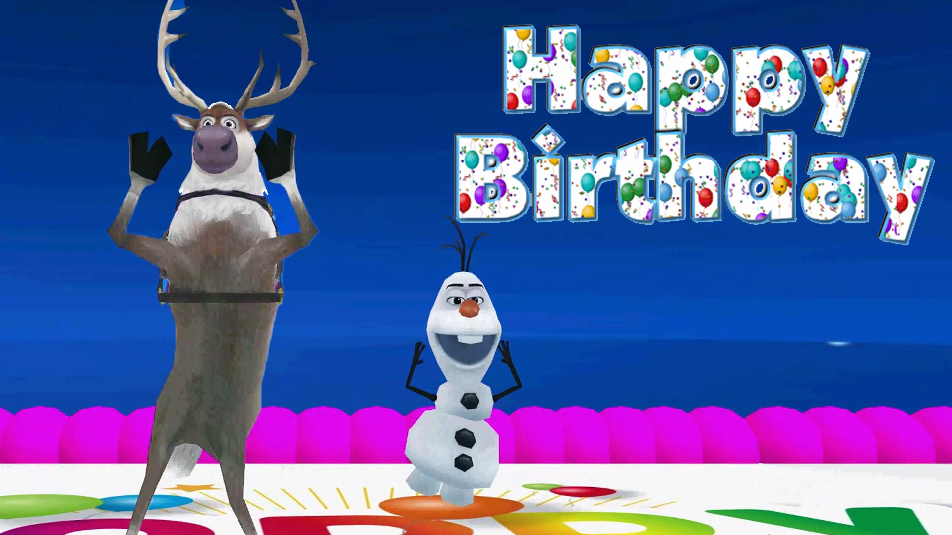 Happy Birthday – Snowman