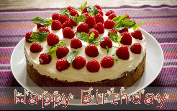 Happy Birthday - Strawberry Cake