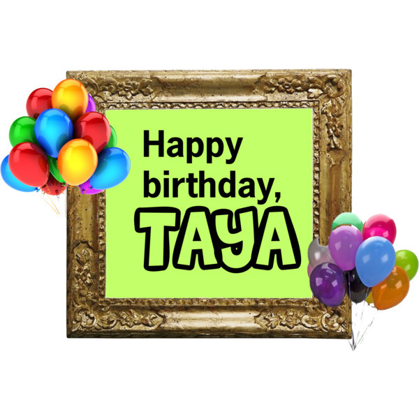 Happy Birthday - Taya Ji !-wg46022