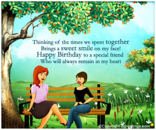 Thinking Of The Time Spent Together