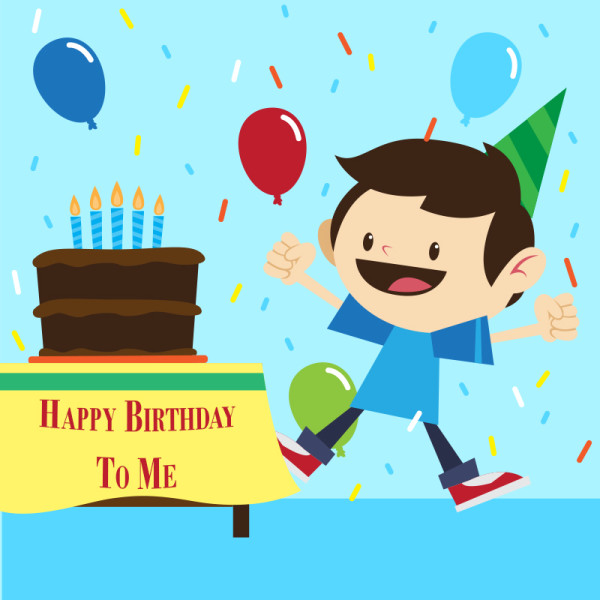 Happy Birthday To Me-I Am Happy !-wb0160412