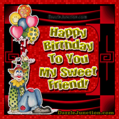Happy Birthday To My Sweet Friend-wb0140639