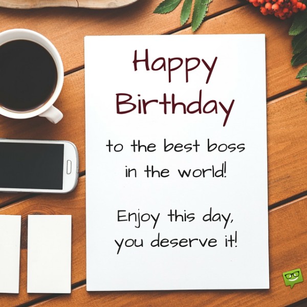 Happy Birthday To The Best Boss In The World-wb16271