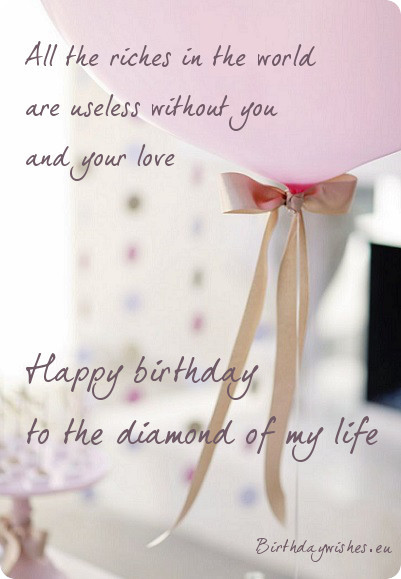 Happy Birthday To The Diamond Of My Life-wb0160443