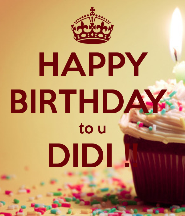 Happy Birthday To U Didi-wb16277