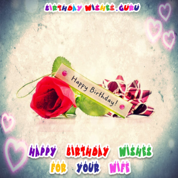Happy Birthday Wishes For Your wife-wb0160279